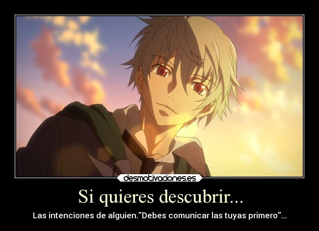 Si quieres descubrir... - 