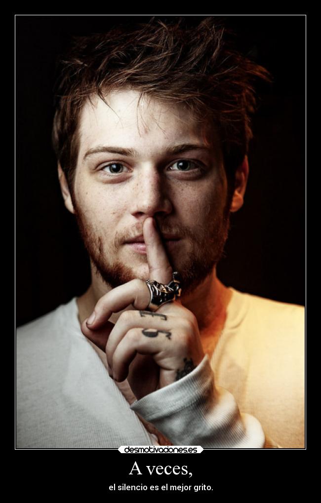 carteles silencio asking alexandria danny worsnop tattoo desmotivaciones