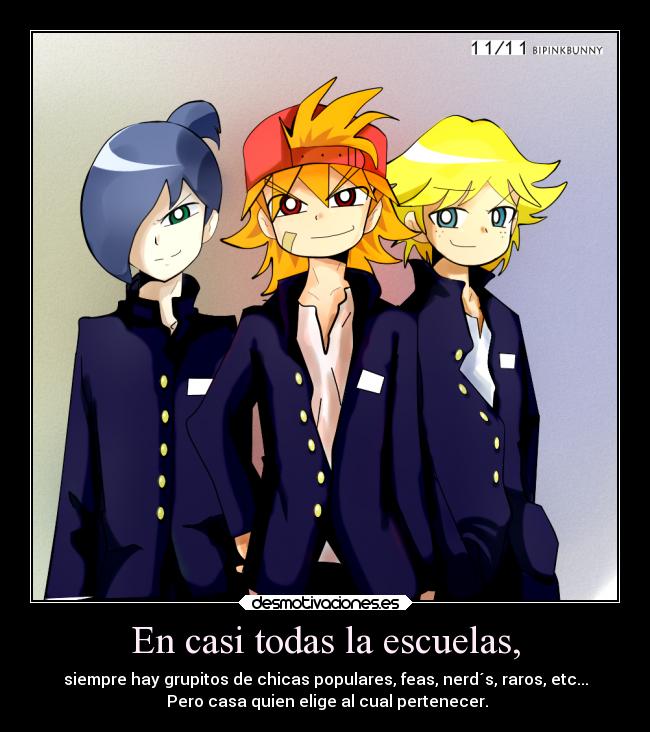 En casi todas la escuelas, - 