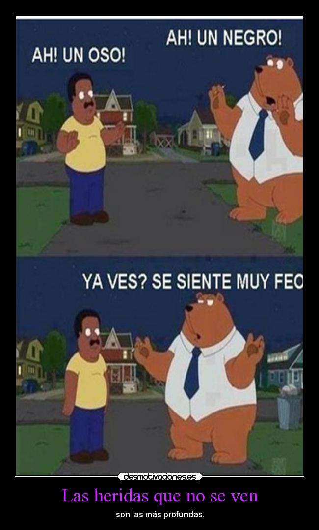 Las heridas que no se ven -