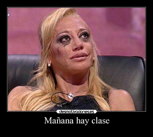 Mañana hay clase -