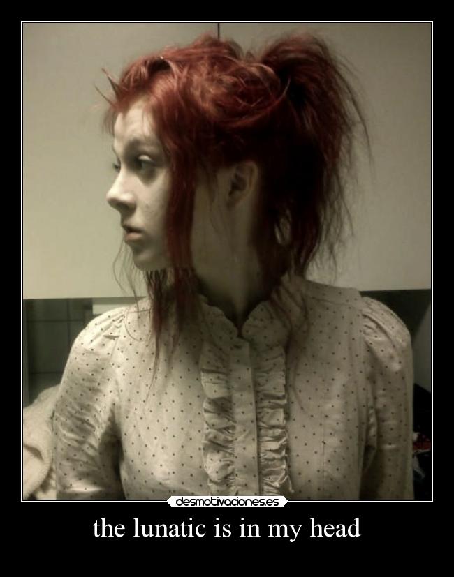 the lunatic is in my head -