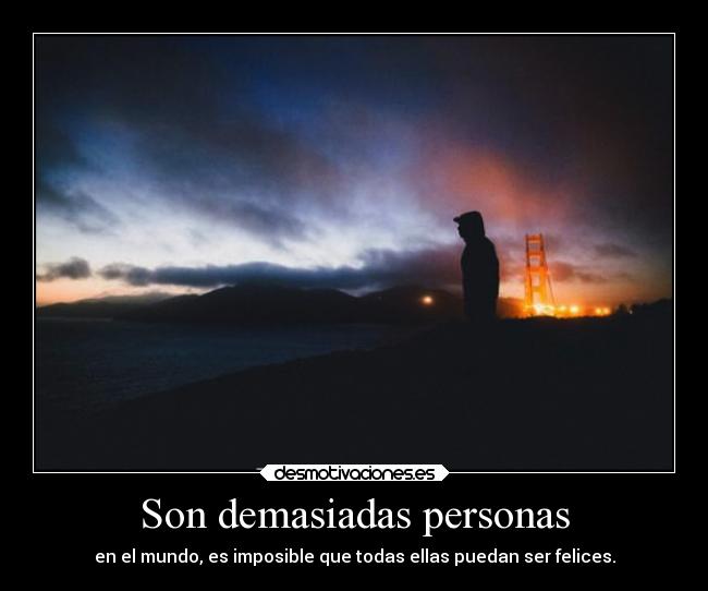 Son demasiadas personas - 