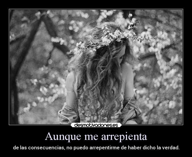 Aunque me arrepienta - 