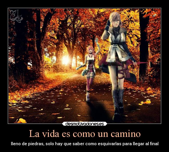 carteles vida amistad vida final fantasy xii lightning farron serah desmotivaciones