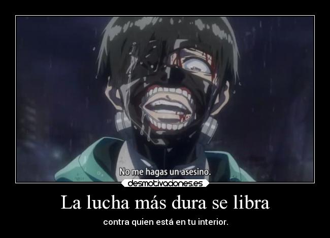 La lucha más dura se libra -