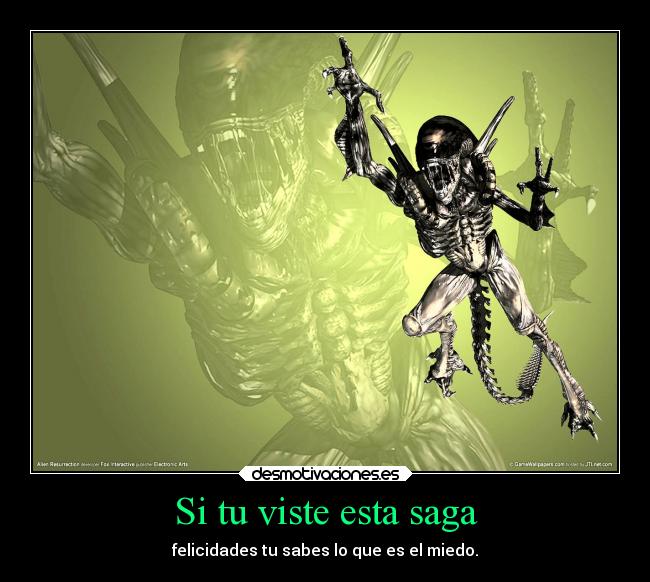 Si tu viste esta saga - felicidades tu sabes lo que es el miedo.