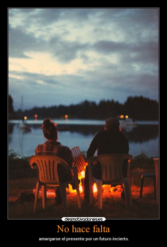 No hace falta -