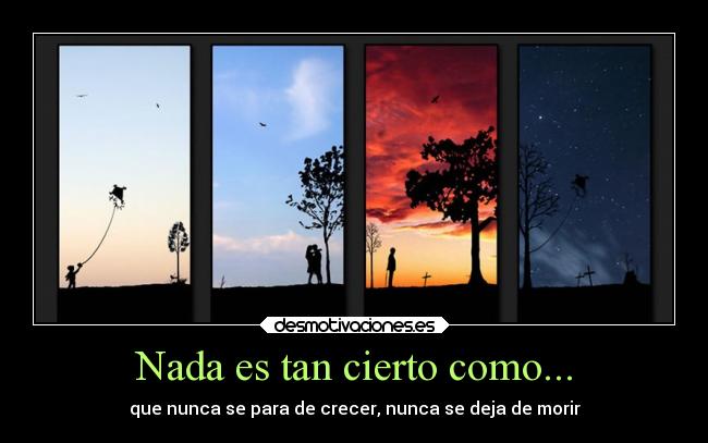 Nada es tan cierto como... - 