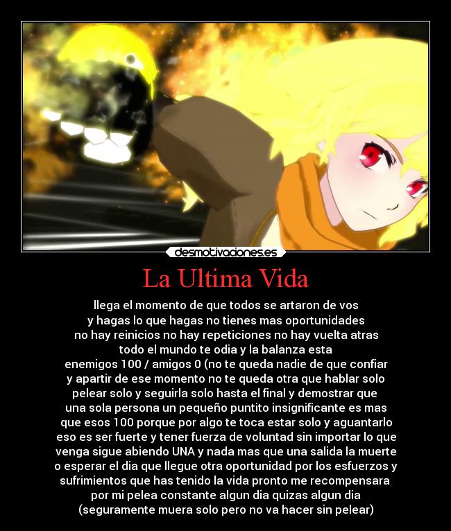 La Ultima Vida - 
