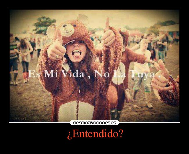 ¿Entendido? - 