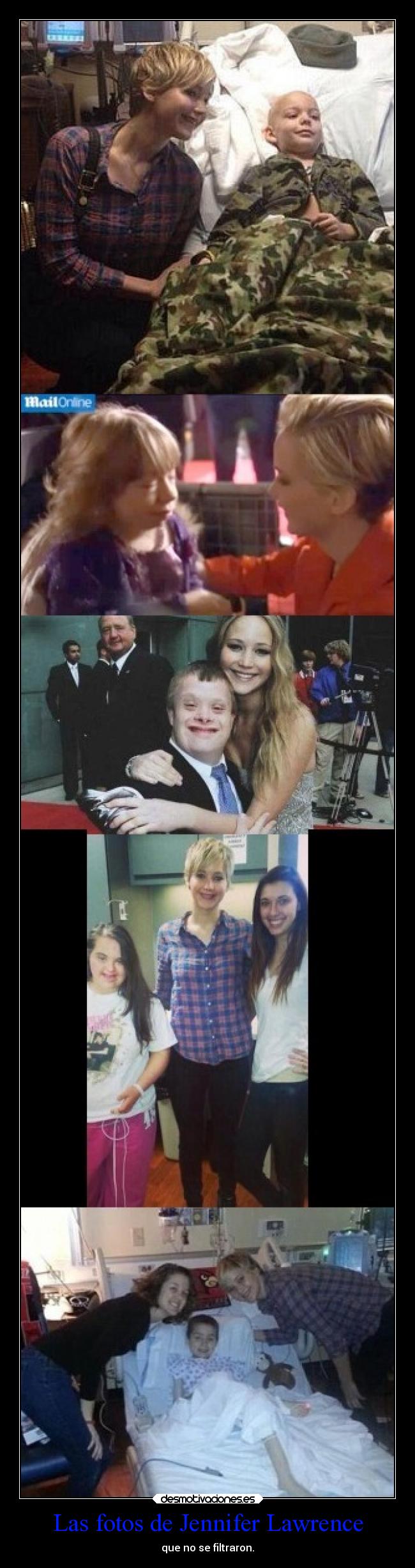 Las fotos de Jennifer Lawrence - que no se filtraron.