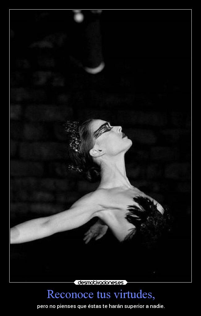 Reconoce tus virtudes, - 