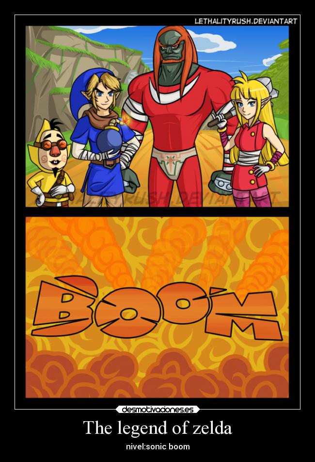 The legend of zelda - nivel:sonic boom