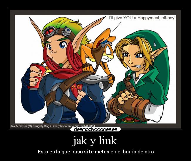 jak y link - Esto es lo que pasa si te metes en el barrio de otro