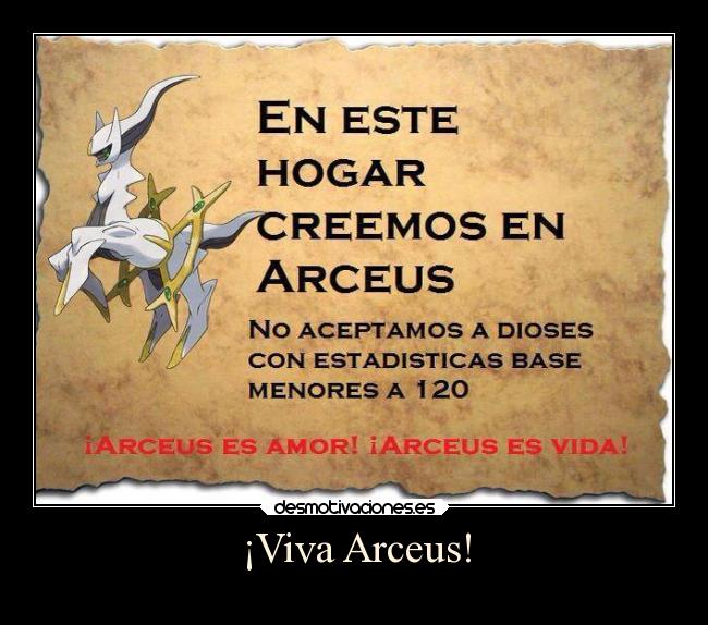 ¡Viva Arceus! -