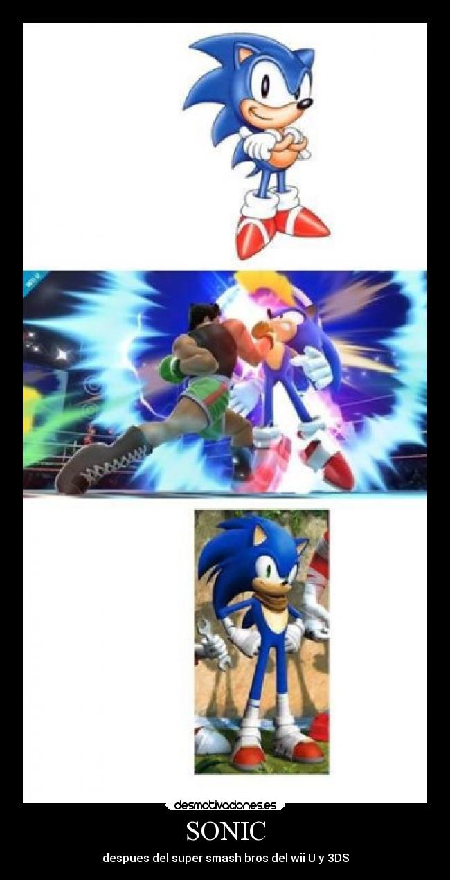 carteles videojuegos sonic desmotivaciones