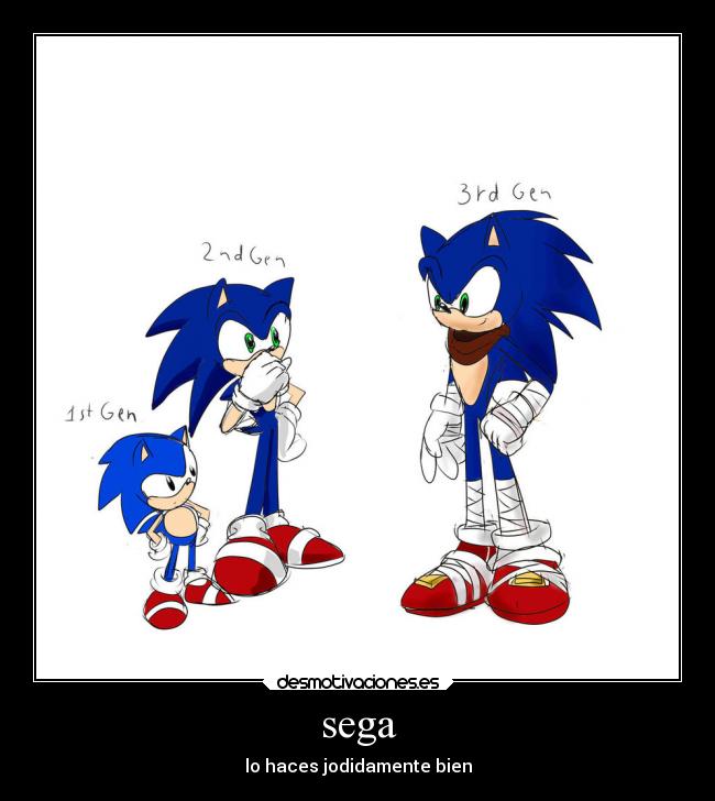 carteles videojuegos sonicboom sonicgenerations desmotivaciones