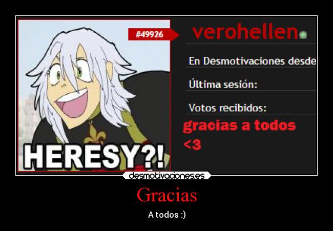 Gracias - A todos :)