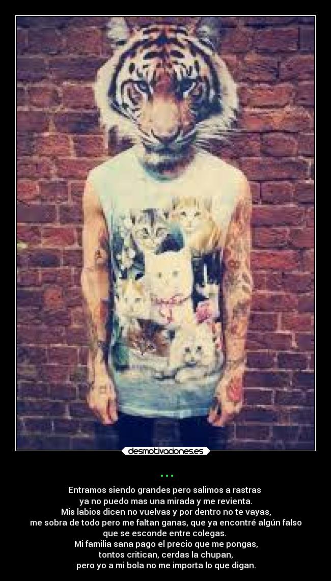 carteles alegria musica familia rap criticar rimas desmotivaciones