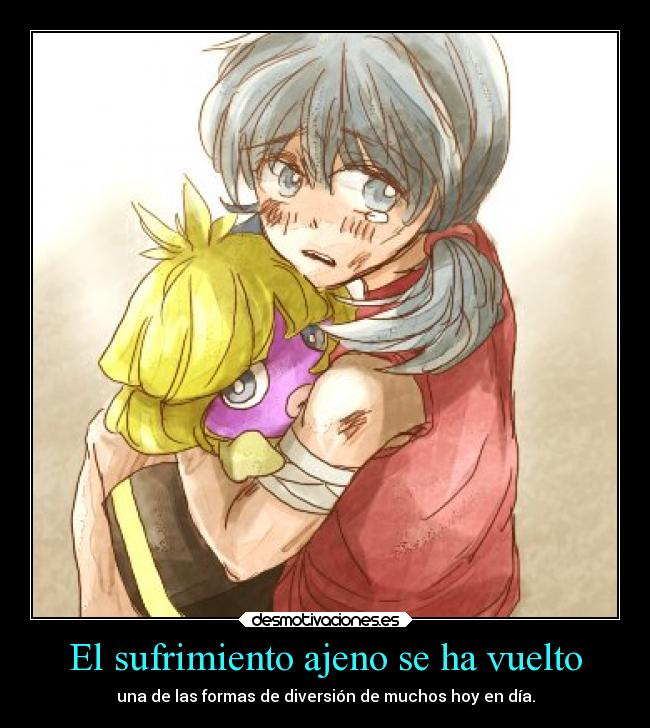 carteles alma abrazos miedo odio llorar mujer ayuda dolor pokemon devilbrigade special manga crystal smoochum desmotivaciones