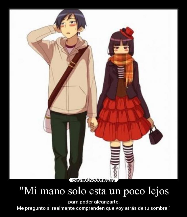 Mi mano solo esta un poco lejos -