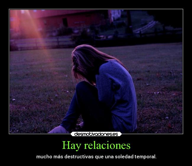 Hay relaciones -