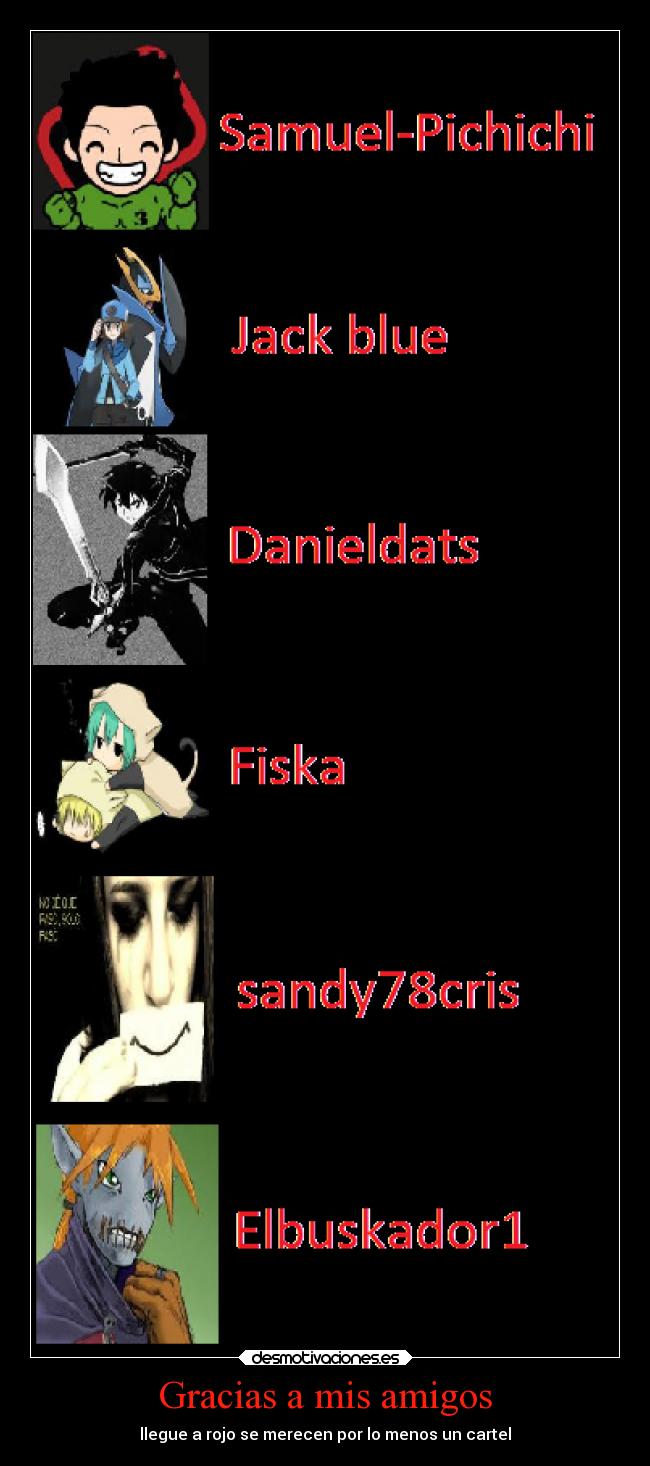 Gracias a mis amigos - 