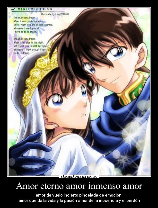 carteles amor amor amor amor shinichi ran desmotivaciones