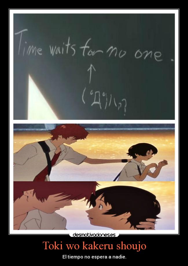 carteles amor anime pelicula tiempo desmotivaciones