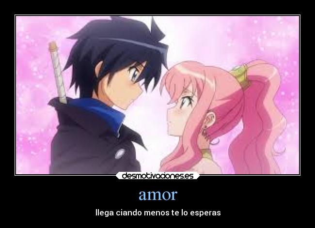 amor - llega ciando menos te lo esperas