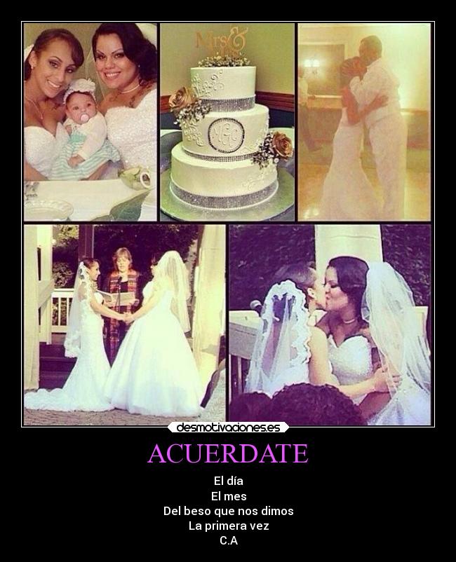 ACUERDATE - El día
El mes
Del beso que nos dimos
La primera vez
C.A