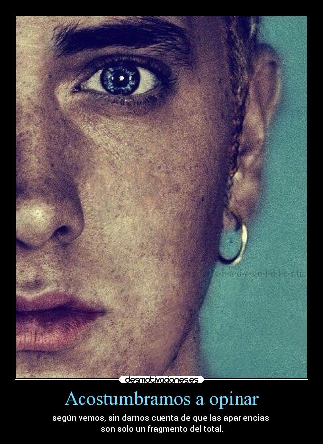 Acostumbramos a opinar -