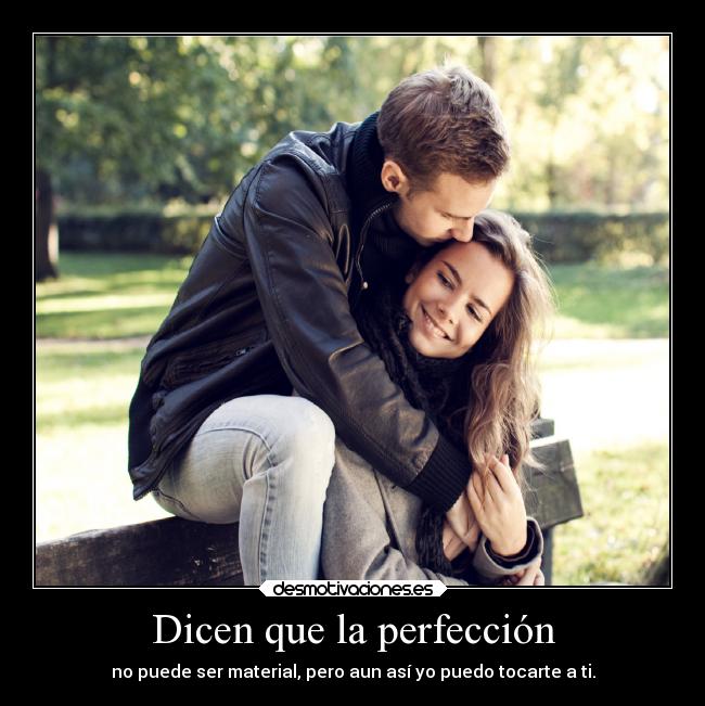 Dicen que la perfección -