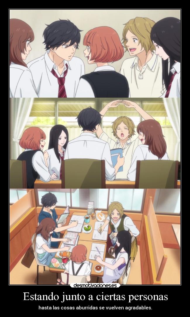 Estando junto a ciertas personas -