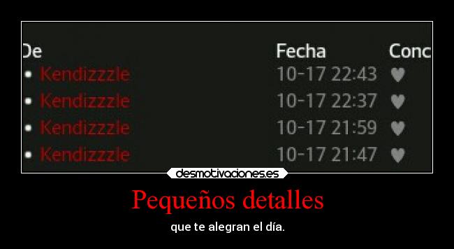 Pequeños detalles -