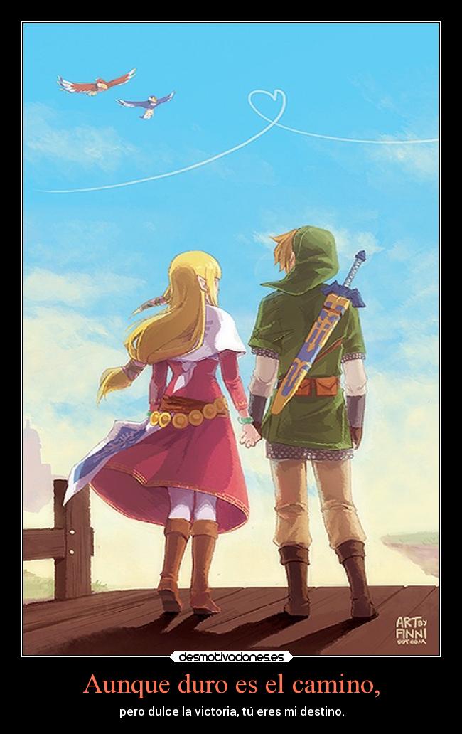 carteles amor linkzelda desmotivaciones