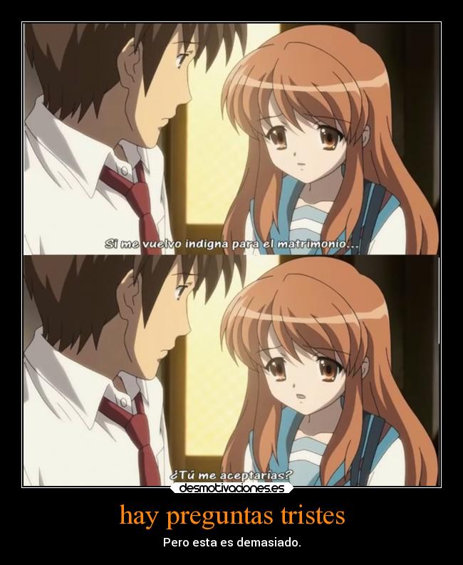 hay preguntas tristes - 