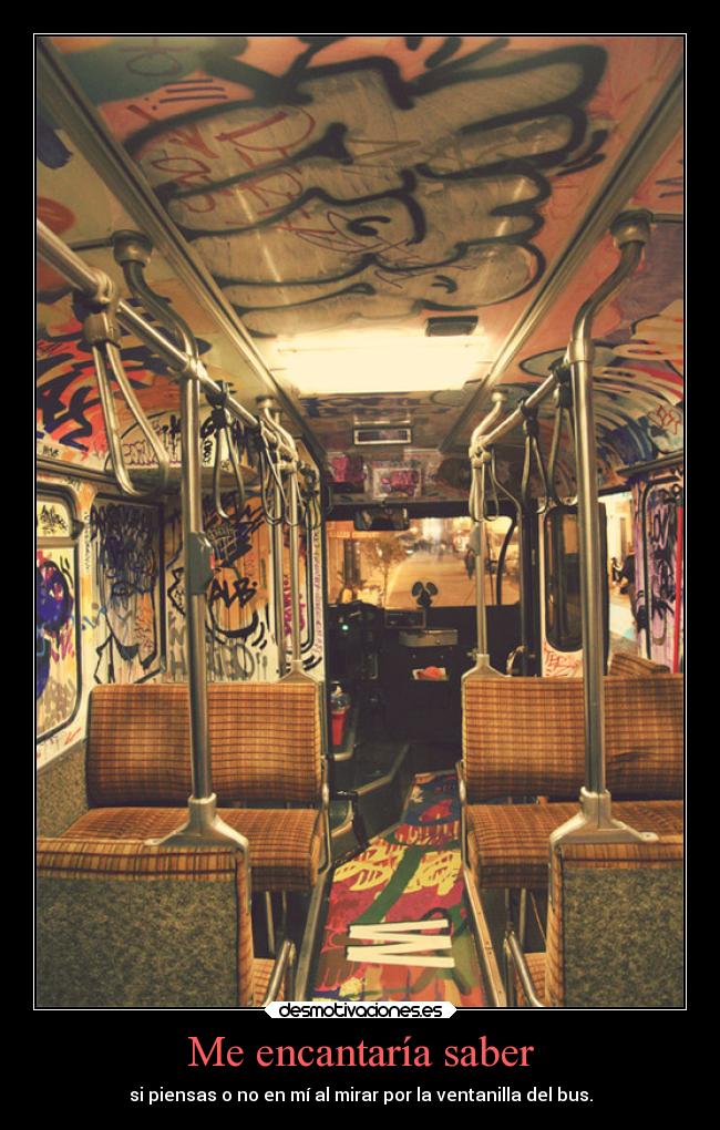 Me encantaría saber -