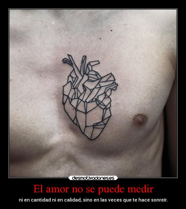 El amor no se puede medir -