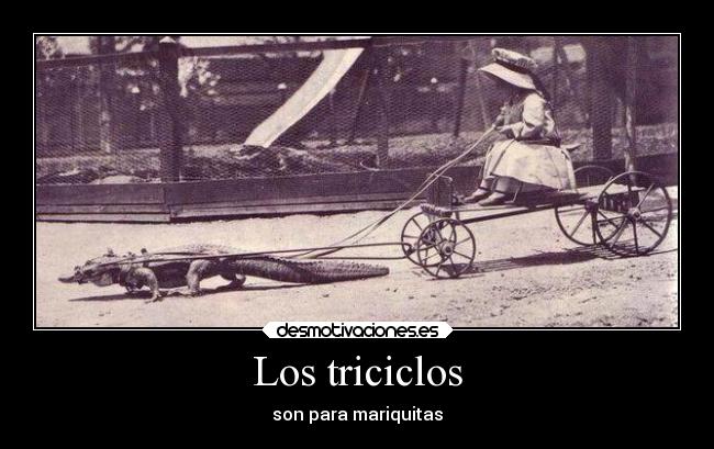 Los triciclos -