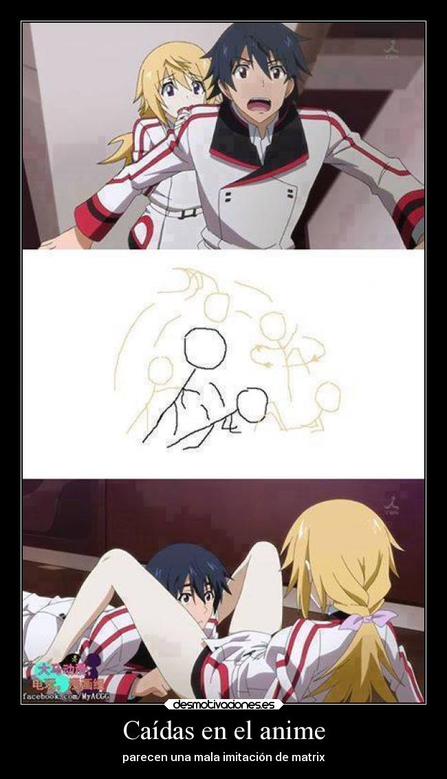 Caídas en el anime - 