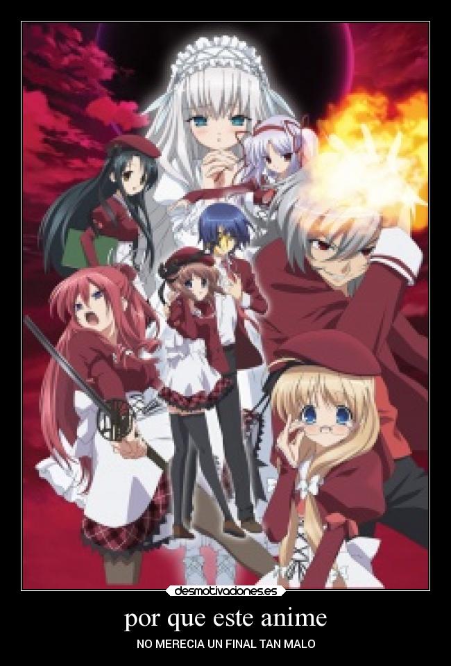 por que este anime - NO MERECIA UN FINAL TAN MALO