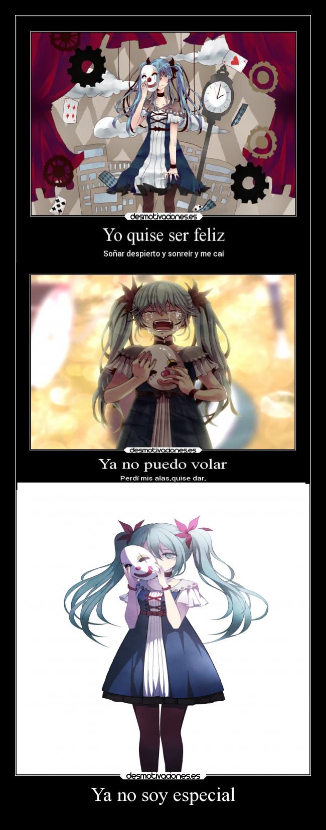 carteles anime especial vocaloid miku desmotivaciones