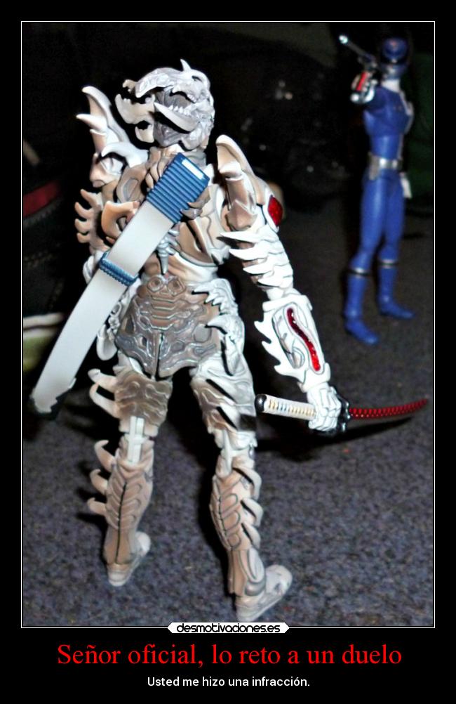 Señor oficial, lo reto a un duelo - 