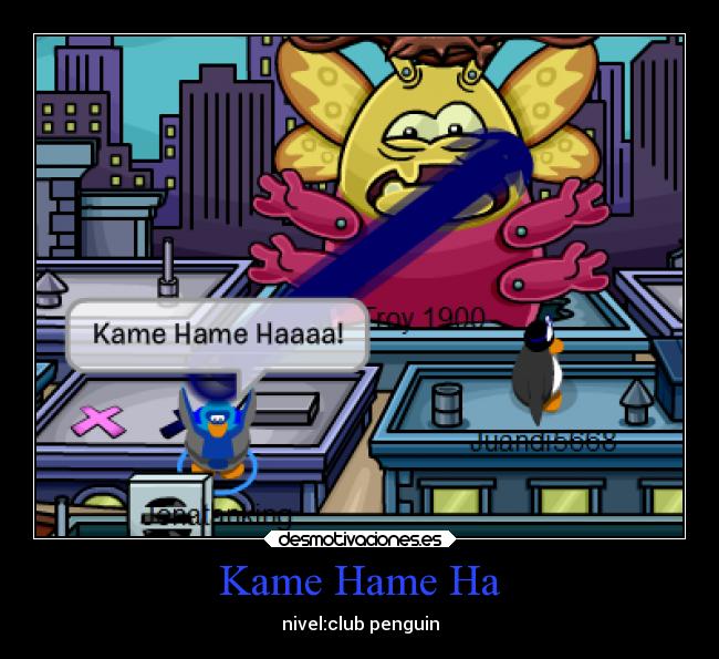 carteles anime kame hame dragon ball club penguin desmotivaciones