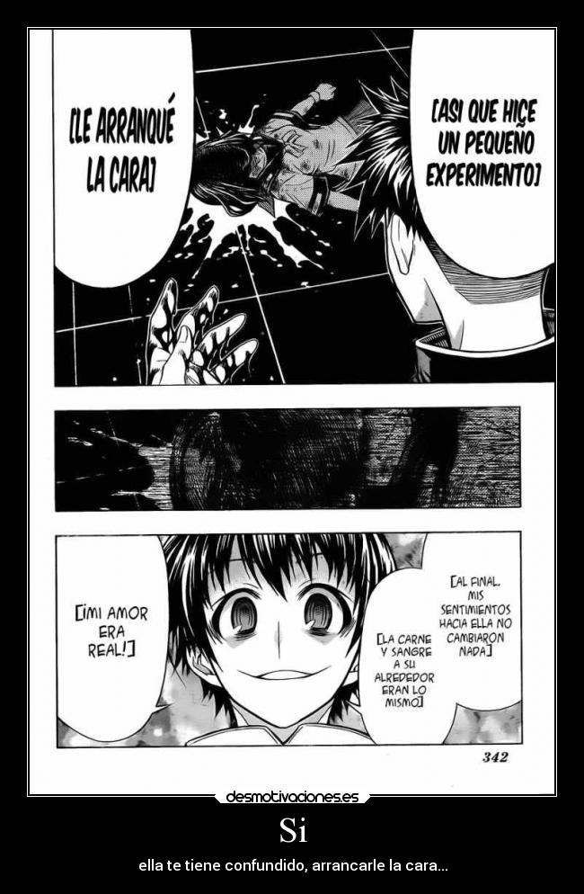 carteles anime manga medakabox medaka box kumagawamisogi kumagawa misogi najimiajimu najimi ajimu anshin desmotivaciones