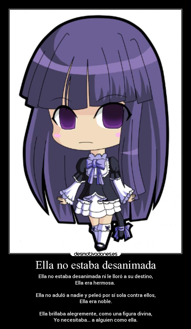 Ella no estaba desanimada - 