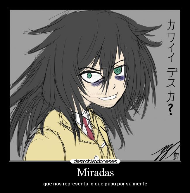 Miradas - que nos representa lo que pasa por su mente