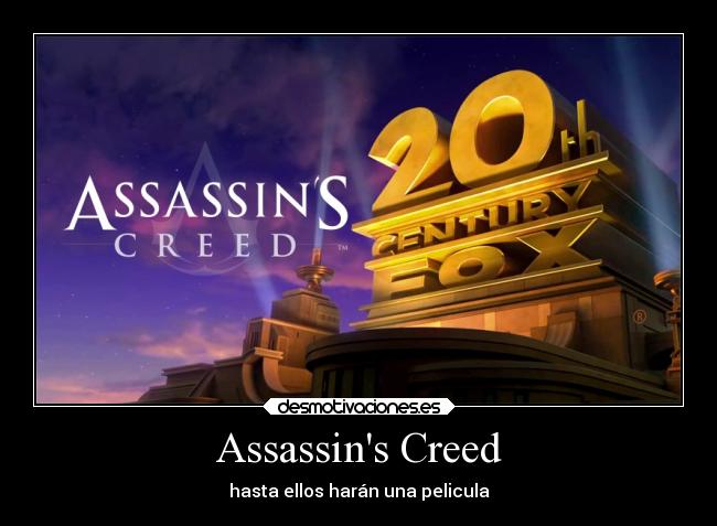 Assassins Creed - hasta ellos harán una pelicula